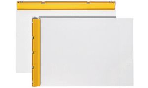 Hansa klembord, van aluminium, DIN A4 staand, grijs Hansa klembord, van aluminium, DIN A4 staand, grijs