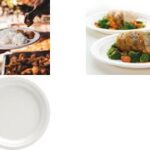 NATURE Star suikerriet-bord, rond, 170 mm, wit