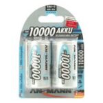 ANSMANN maxE NiMH batterij, Mono D, 2 stuks op blister, 5.000 mAh