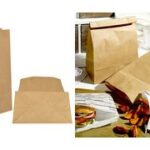 PAPSTAR papieren zak met blokbodem, 400 x 320 x 110 mm