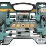 BRÜDER MANNESMANN T-profiel schroevendraaierset, 8-delig