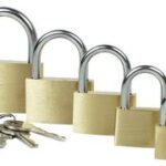 BRÜDER MANNESMANN hangslot, (B)35 mm, korte beugel