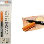 TWEN valsgeld-teststift, kleur: oranje / zwart