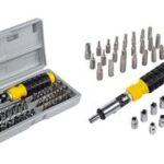 BRÜDER MANNESMANN bit- & dopsleutelset,1/4´, 41-delig