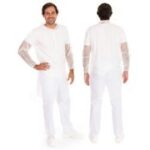 HYGOSTAR bezoekersjas ECO HYGOBASE, wit, XXXL