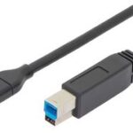 DIGITUS USB 3.0 aansluitkabel, USB-C - USB-B stekker, 1,8 m