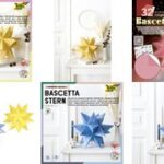 folia vouwbladen Bascetta-ster, 200 x 200, lichtgeel, 115 g/m2, 32 vel