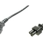 DIGITUS randaarde-stroomkabel - klaverblad, 1,2 m