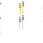 shiverpeaks BASIC-S U/FTP platte patchkabel, Cat. 6A, 15,00 m, geel