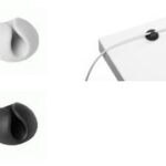 DURABLE kabel-clip CAVOLINE CLIP 1, 1 USB-kabel, grafiet