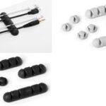 DURABLE kabel-clip CAVOLINE CLIP MIX, grafiet, in set