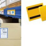 DURABLE hoes met ophangsysteem, magnetisch, DIN A4 staand, geel