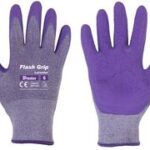 Bradas dames-werkhandschoen Flash Grip lavendel, M
