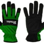 Bradas werkhandschoen verde, zwart/groen, M