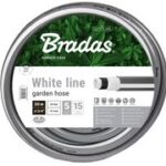 Bradas tuinslang WHITE LINE, 1/2', zilver/wit, 50 m