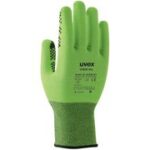 uvex handschoen met snijprotectie C500 dry, maat 11, lime/antraciet