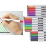 Kores Non-Permanent Marker 'K MARKER W1', 10 stuks in etui