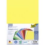 folia gekleurd karton, DIN A4, 300 g/m2, 25 kleuren assorti