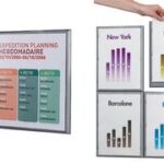 PAPERFLOW wandbord Info Display, DIN A4, kleur: alu-grijs