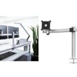 DURABLE monitorhouder, voor 2 monitoren, tafeldoorvoer
