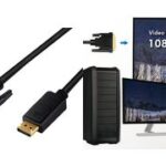 LogiLink DisplayPort - DVI adapterkabel, zwart, 2,0 m