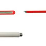 Hansa klemhouder 2 mm incl. 1 glasvezelvulling, rood