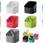 HAN pennenkoker Re-X-LOOP, polypropyleen, eco-kunststof, 4 vakken, wit