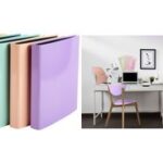 EXACOMPTA ringband Aquarel, 2-rings mechaniek, citroengeel, 40 mm