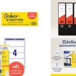 AVERY Rugetiketten Zweckform 54x190mm wit 100 st