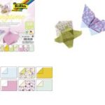 folia vouwbladen 'Springtime', 150 x 150 mm, 80 g/m2, 50 vel