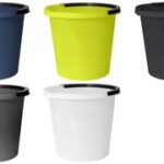 plast team poetsemmer ATLANTA, 10 liter, zilver