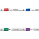 STAEDTLER Lumocolor Whiteboardmarker 351B, wigpunt, 2-5 mm, rood