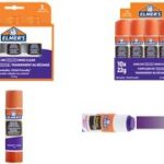 ELMER'S lijmstift Disappearing Purple, 40 g, 5 stuks op blister