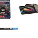 POSCA waskleurstift PASTEL KPA100, 24 stuks in blikken doosje