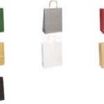 Clairefontaine papieren draagtas, 160 x 80 x 210 mm, zwart, klein