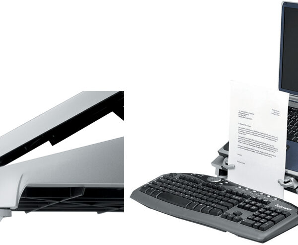 Fellowes Notebook-standaard Plus Office Suites, zilver