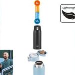 emsa thermos-drinkfles TRAVEL MUG LIGHT, 0,4 L., blauw