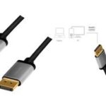 LogiLink DisplayPort 1.2 kabel, stekker - stekker, 2,0 m