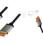 LogiLink DisplayPort 1.4 kabel, stekker - stekker, 1,0 m