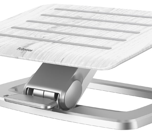 Fellowes voetensteun Hana Series, echthouten oppervlak, wit