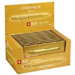 CARAN D'ACHE drukbalpen 849 GoldBar, M, in display