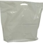HAPPEL LDPE-draagtas, (B)380 x (D)50 x (H)450 mm, wit