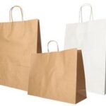 PAPSTAR papieren draagtas, 270 x 320 x 170 mm, wit