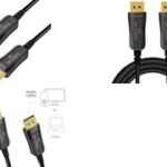 LogiLink DisplayPort AOC hybride glasvezelkabel, 8K/60Hz, 50m