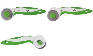 WEDO rolmes Comfortline met mesbeschermer, appelgroen/wit