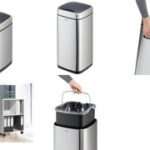 DURABLE sensor-afvalemmer 'NO TOUCH', 12 liter, zilver