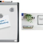 nobo whiteboard met gebogen rand, (B)280 x (H)335 mm