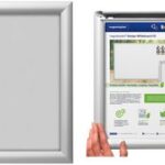 deflecto posterframe, DIN A2, zilver geëloxeerd