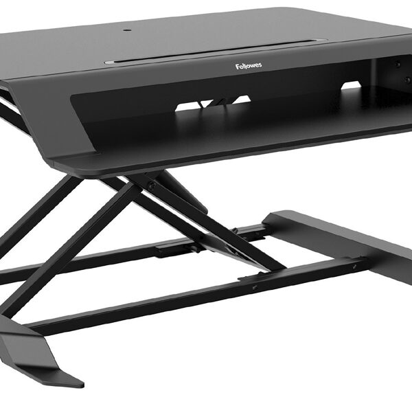 Fellowes zit-sta werkstation Lotus LT, zwart