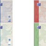 Oxford collegeblok 'Recycling', DIN A4+, 80 vel, geruit